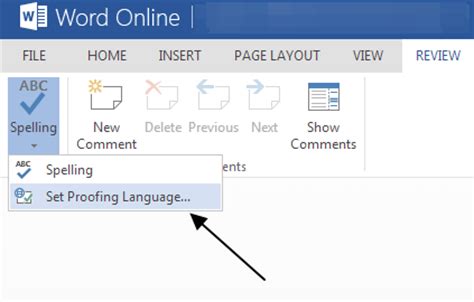 spell check office 365 word