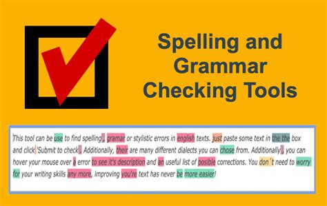 Spelling and Grammar Check