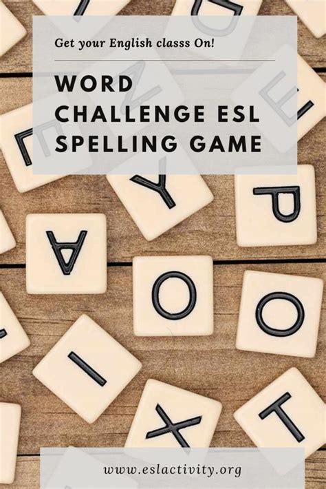 spelling challenges