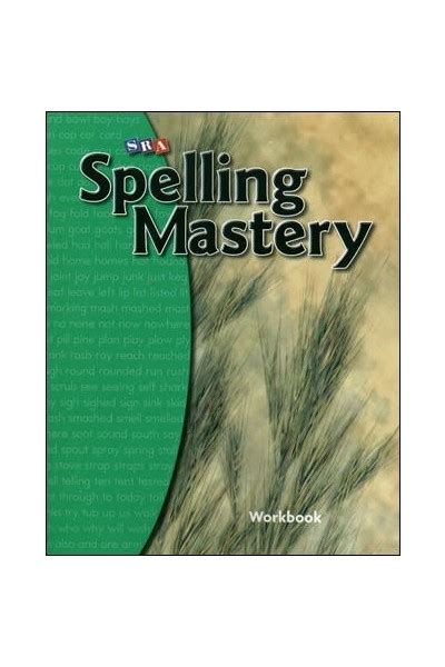Spelling Mastery Book