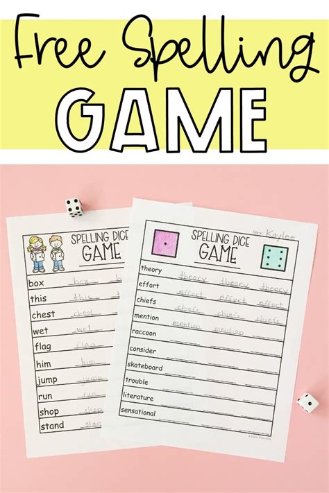 spelling practice games