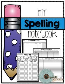 Spelling Practice Notebook