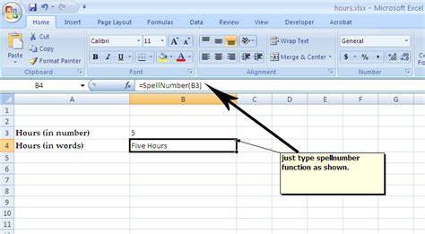 How to use Spellnumber function in excel using macro YouTube