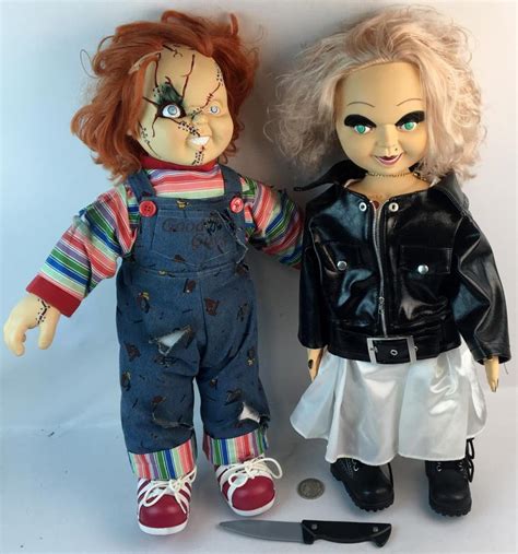 spencer's chucky and tiffany dolls