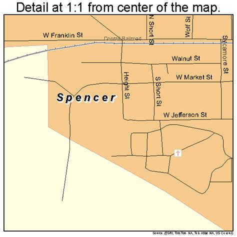 Spencer Indiana Map