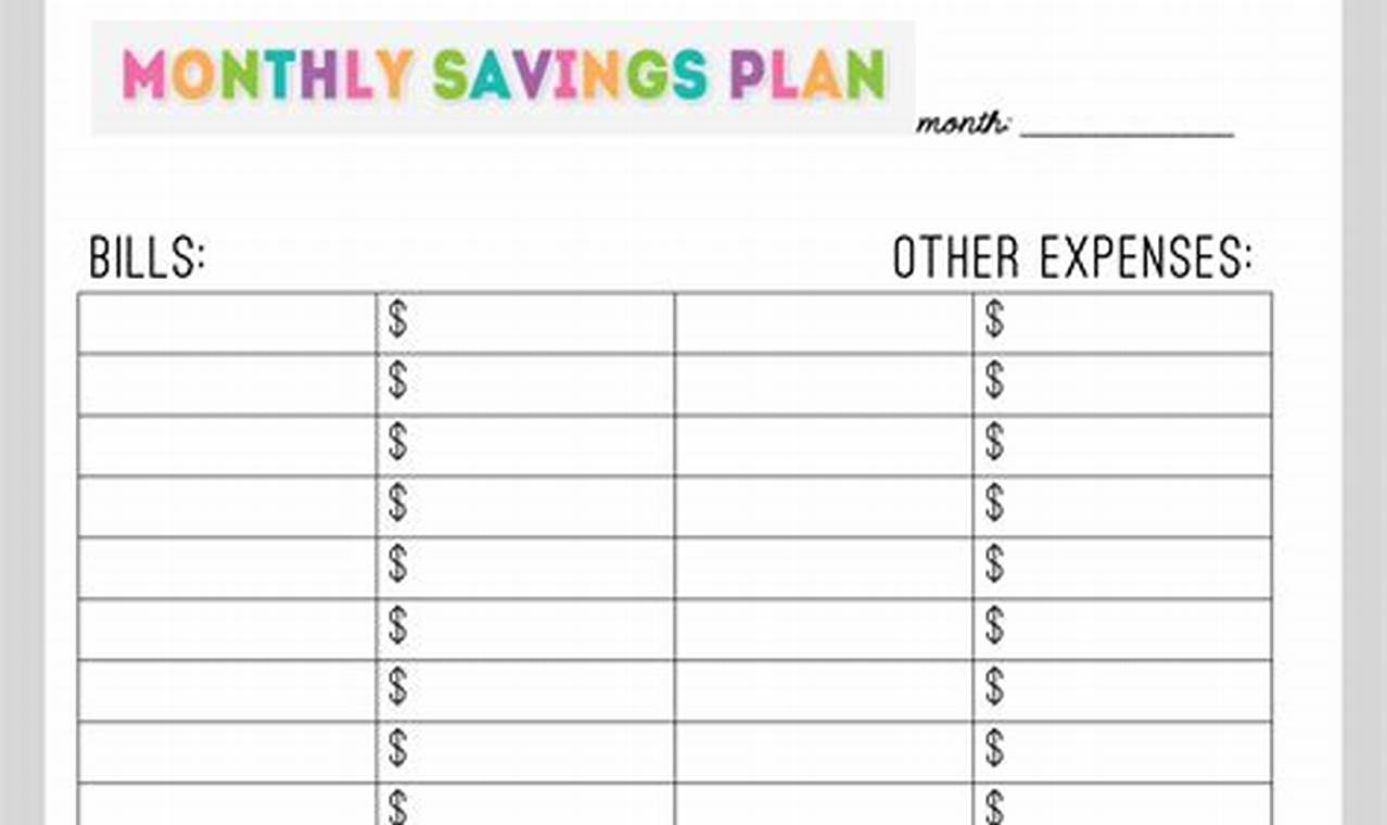 Spending and Savings Worksheet: A Comprehensive Guide to Managing Your Finances