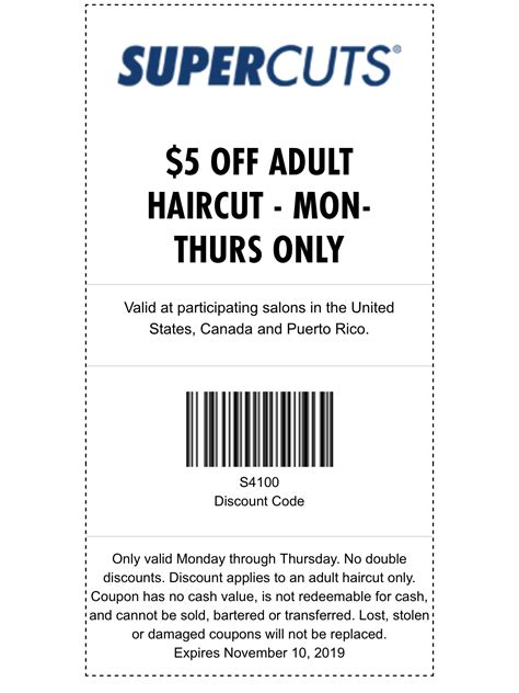 Sper Cuts Printable Coupon