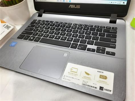 Asus Vivobook A407MABV296T 14" Laptop Ice Blue (Intel Celeron N4000