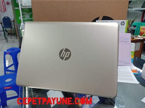 Jual HP 14BW501AU Notebook Gold [A49120/RAM 4GB/HDD 500GB/AMD
