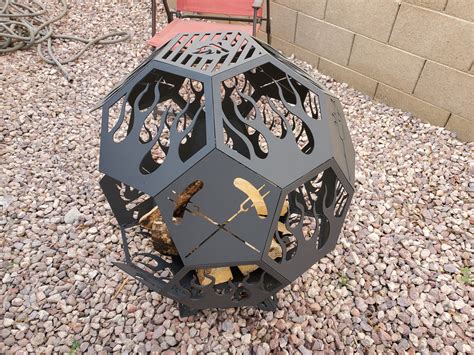 Sphere Fire Pit Dxf