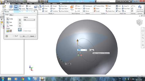 Sphere In Inventor
