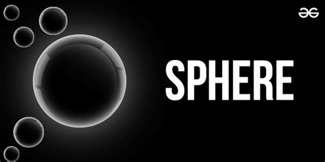 Sphere Simple Definition