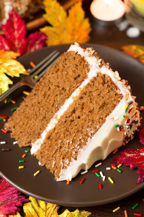 spice cake with cream cheese icing