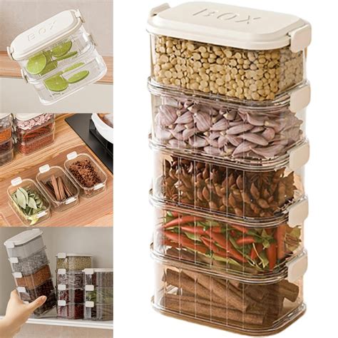 spice containers stackable