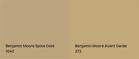 Spice Gold: Unveiling Benjamin Moore's Golden Hue
