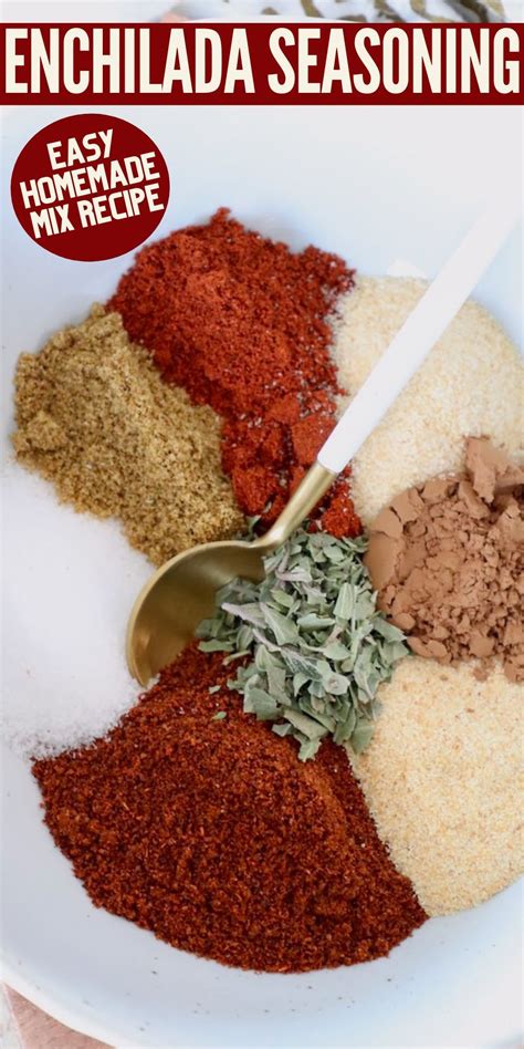 Spice Mix For Beef Enchiladas