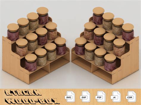 Spice Rack Laser Cut