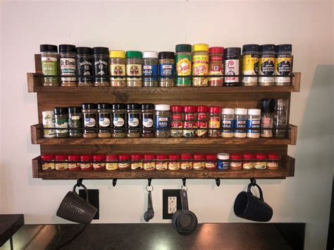 Spice Rack Wall Mount