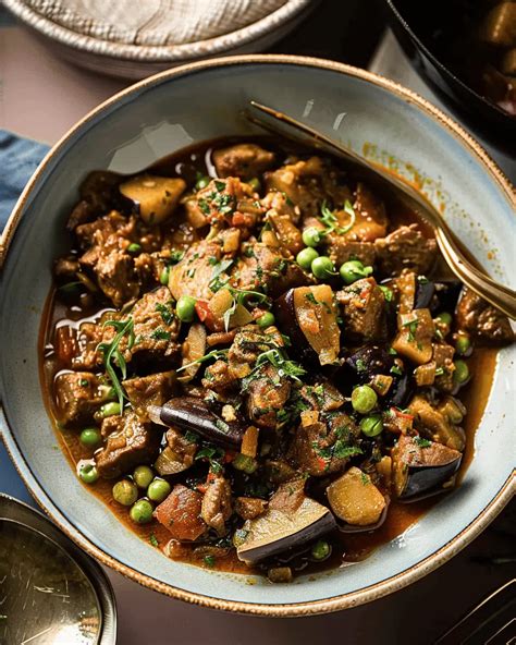 Spiced Beef With Eggplant