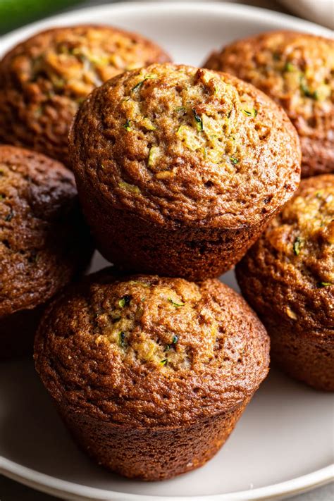 Spiced Zucchini Muffins