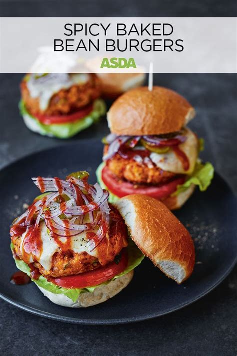 spicy baked bean burgers