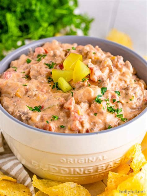 Spicy Cheeseburger Dip