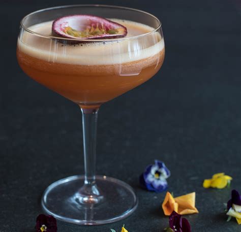 spicy passion fruit martini