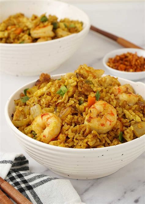 spicy singapore fried rice recipe