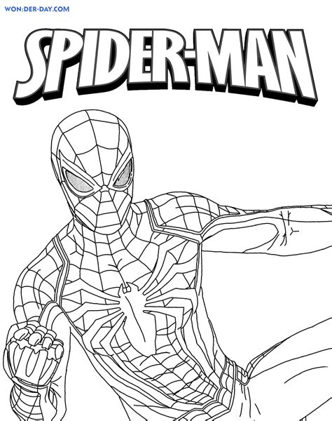 Spiderman 2, Disegni per bambini da colorare