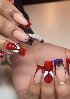 Spider Man Acrylic Nails: A Trendy Nail Art Design In 2023