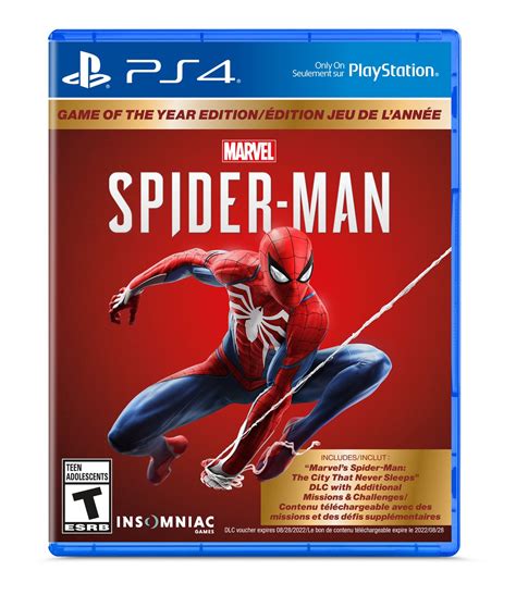 Marvel’s SpiderMan Game of the Year Edition (PS4) Walmart Canada