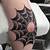 spider web tattoo traditional
