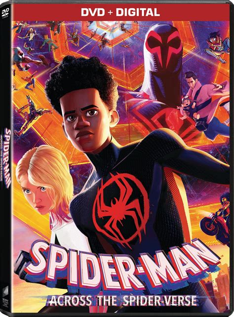 spider man across the spider verse movie dvd