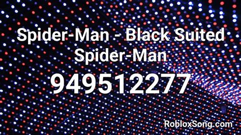 spider man roblox id code