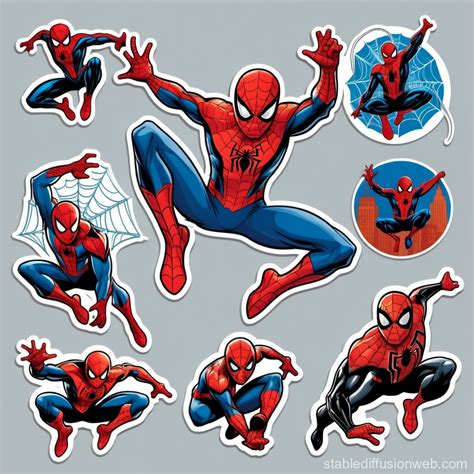 Spider Man Sticker Box