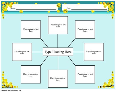 Spider Map Graphic Organizer Maker