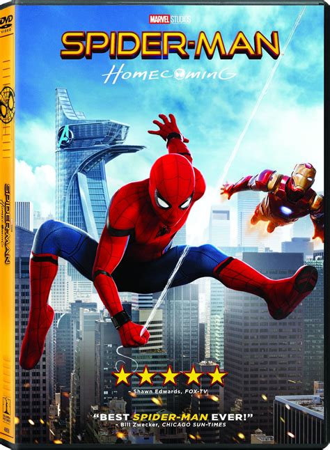 spider-man homecoming dvd release date