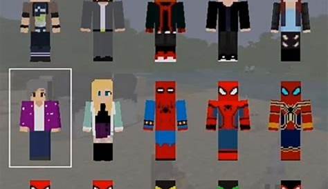 Spiderman Skin Pack Minecraft