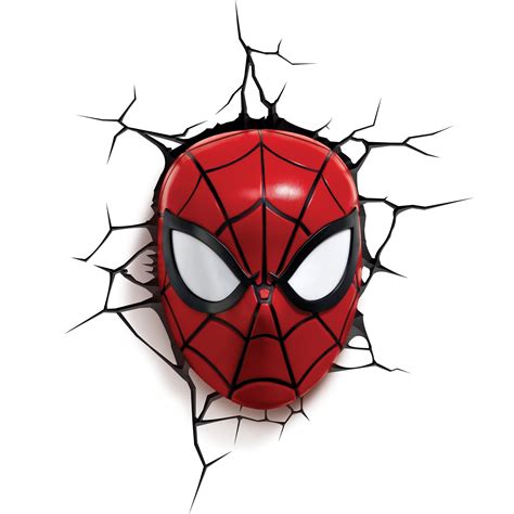 spiderman 3d wall night light