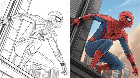 Spiderman Coloring Ppppp Pages