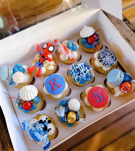 Spiderman Cupcake Decorating Ideas