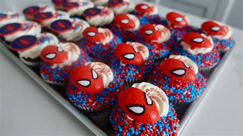 Spiderman Cupcakes
