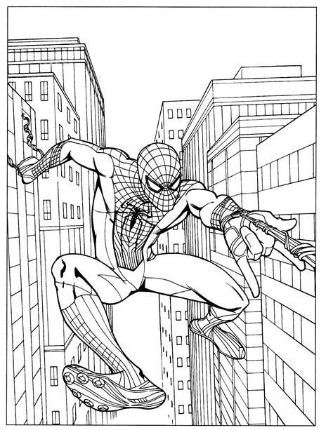 Spiderman Dibujos Para Colorear