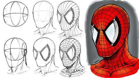 Spiderman Drawing Reference Easy