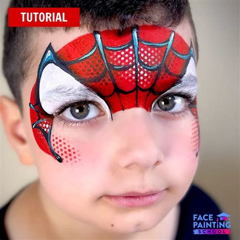 Spiderman Face Paint
