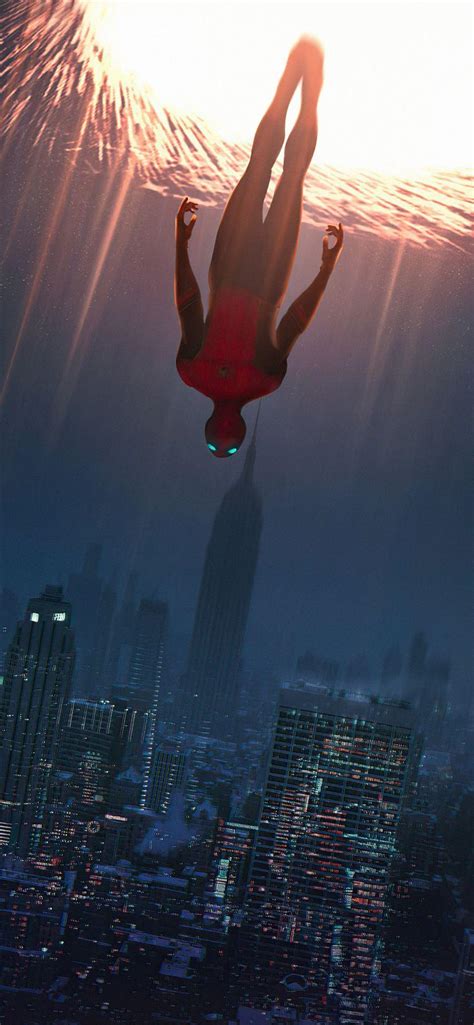 Spiderman Falling Wallpaper Iphone