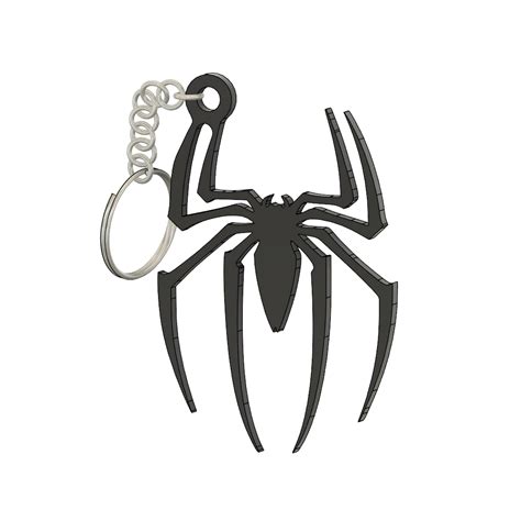 Spiderman Logo Keychain