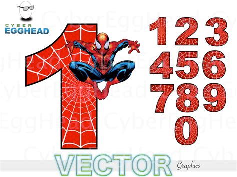 Spiderman Numbers Printable