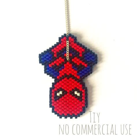 Spiderman Seed Bead Ring