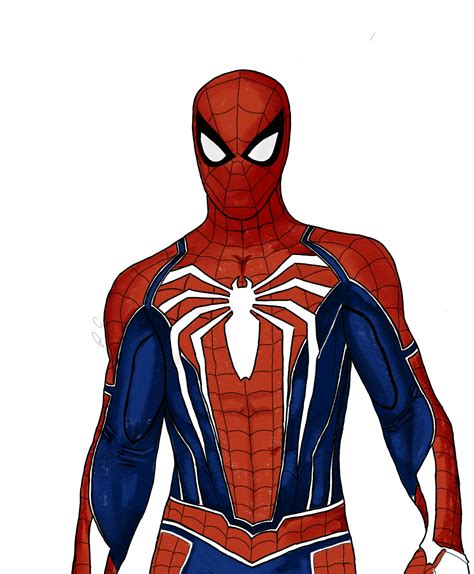 spiderman suit drawing easy